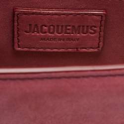 Jacquemus Pink Nubuck Leather Le Grand Bambino Top Handle Bag