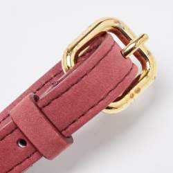 Jacquemus Pink Nubuck Leather Le Grand Bambino Top Handle Bag