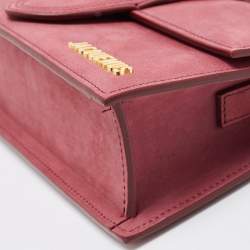 Jacquemus Pink Nubuck Leather Le Grand Bambino Top Handle Bag
