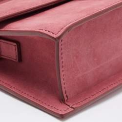 Jacquemus Pink Nubuck Leather Le Grand Bambino Top Handle Bag