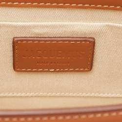 Pre Owned Jacquemus Brown Leather Le Sac Rond Bag