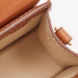 Pre Owned Jacquemus Brown Leather Le Sac Rond Bag