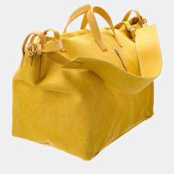 Jacquemus Yellow Canvas Tote