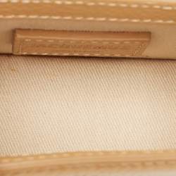 مملوكة مسبقًا Jacquemus Camel Leather Mini Le Chiquito Top Handle Bag