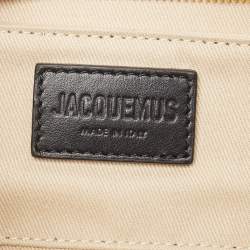 Jacquemus Black Leather Le Bisou Perle Bag