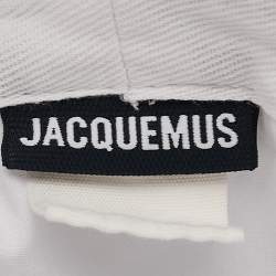 Jacquemus Multicolor Printed Canvas Tie-Up Bucket Hat 