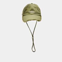 Pre Owned قبعة جاكيموس أخضر قطن ال أرتيشو مقاس 60