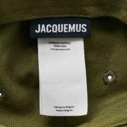 Pre Owned قبعة جاكيموس أخضر قطن ال أرتيشو مقاس 60