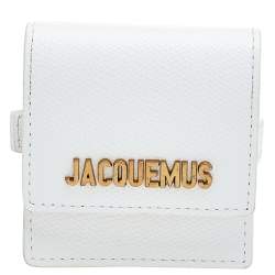Jacquemus White Leather Le Sac Bracelet