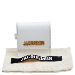 Jacquemus White Leather Le Sac Bracelet