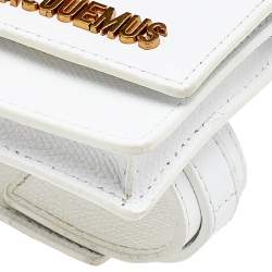 Jacquemus White Leather Le Sac Bracelet