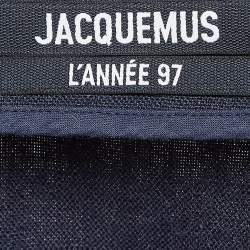 Jacquemus Navy Blue Linen Blend L'annee 97 Pencil Skirt M