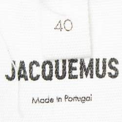 Jacquemus Black Rib Knit Sierra Biker Shorts L