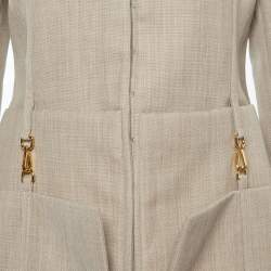 Jacquemus Beige Wool La Montagne Backless Blazer XL