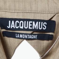 Jacquemus Beige Wool La Montagne Backless Blazer XL