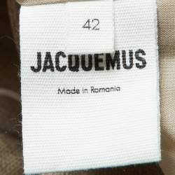 Jacquemus Beige Wool La Montagne Backless Blazer XL
