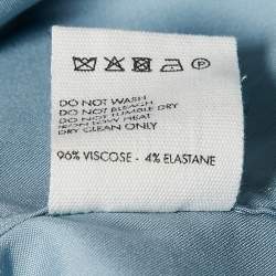 Jacquemus Grey Satin Open-Back La Chemise Mentalo Shirt S