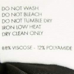 Pre Owned فستان ميني جاكيموس بُرنيط أسود كريب درابيه لو بابييه مقاس متوسط - ميديوم