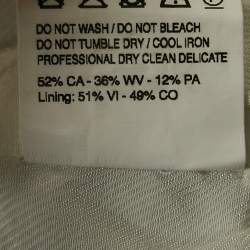 Pre Owned Jacquemus Blue Crepe Asymmetric La Robe Saudade Mini Dress S