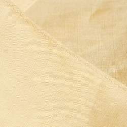 Jacquemus Yellow Linen Drape Style La Jupe Pencil Skirt 