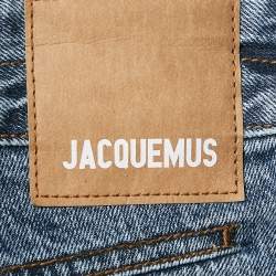 Jacquemus Blue Denim Le De Nimes Court Artichaut Jeans XL