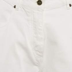 Jacquemus White Denim Le Coup de Soleil Wide Leg Jeans M/Waist 32"