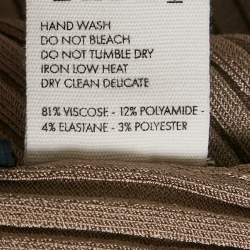 Jacquemus Dark Beige Rib Knit La Maille Pralù Le Raphia Cardigan L