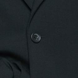 Jacquemus Black Wool Knot Detail Baccala Le Papier Blazer L