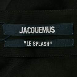 Jacquemus Black Virgin Wool La Jupe Vela Midi Skirt XXL
