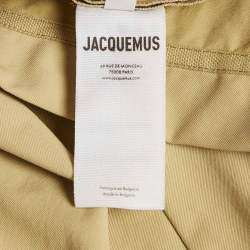 Jacquemus Green Stretch Nylon La Robe Bikini Midi Dress S