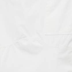 Jacquemus White Poplin Cut-Out Detail Mini La Casa Casaco Dress XS
