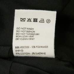 Jacquemus Black Crepe Asymmetric Le Splash Asymmetric Dress S
