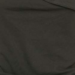 Jacquemus Black Crepe Asymmetric Le Splash Asymmetric Dress S