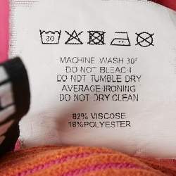 Jacquemus Pink/Orange Rib Knit La Maille Valensole Tank Top S