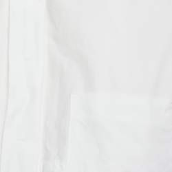 Pre Owned قميص جاكيموس أبيض قطن وشاش لا شيميز سينتا بمقاس صغير