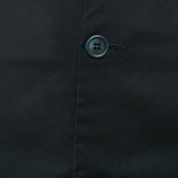 Jacquemus Navy Blue Gabardine Mini Skirt M