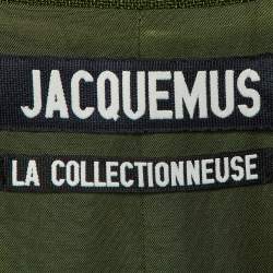 Jacquemus Dark Green Viscose La Collectionneuse Jacket S