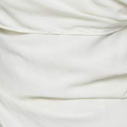 Jacquemus White Linen Blend La Robe Laurier Dress S