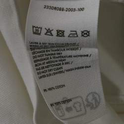 Jacquemus White Cotton Knit Cut-Out Mini Dress S