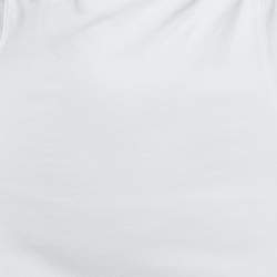 Jacquemus White Cotton Knit Cut-Out Mini Dress S