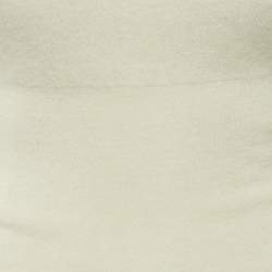 Jacquemus Cream Cashmere Knit Back Open Sweater M