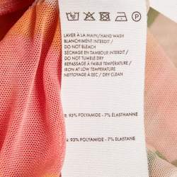 Pre Owned Jacquemus Multicolor Mesh Le Raphia La Chemise Abaca Crop Top L