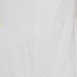 Pre Owned Jacquemus Off-White Wool Blend Adjustable Long La Collectionneuse Apron Dress M