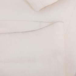 Pre Owned Jacquemus White Linen Trousers M