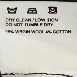 Pre Owned Jacquemus Black Wool Flared Trousers S