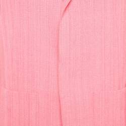 Pre Owned Jacquemus Pink Crepe &Silk La Veste D'Homme Oversized Blazer M