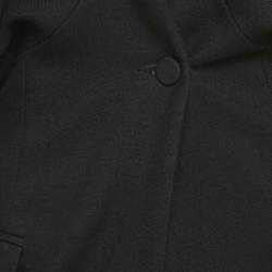 Pre Owned Jacquemus Black Wool L'amour dún gitan Pleated Coat L