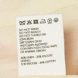 Pre Owned Jacquemus Fuchsia Pink Linen La Veste Sauge Jacket S