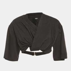 Pre Owned Jacquemus Black Lo Bahia Court Cotton T-Shirt M
