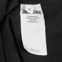 Pre Owned Jacquemus Black Lo Bahia Court Cotton T-Shirt M